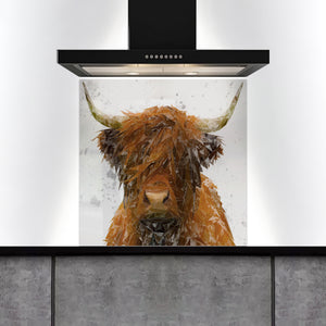 Custom Listing for JD - The Highland (Grey Background Splashes) 700mm w X 700mm h - ADH