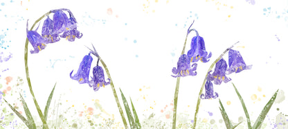 Custom Listing for JJ - The Bluebells - 3 Splashbacks custom piece - Sizes as per customer templates - Reworked - 3 SPLASHBACKS with adhesive