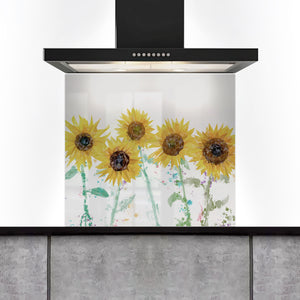 Custom Listing for KS - The Sunflowers - 900w x 800h - Screwholes