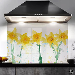 2nd Custom Listing for LA - The Daffodils - 600w x 400h - Screwholes