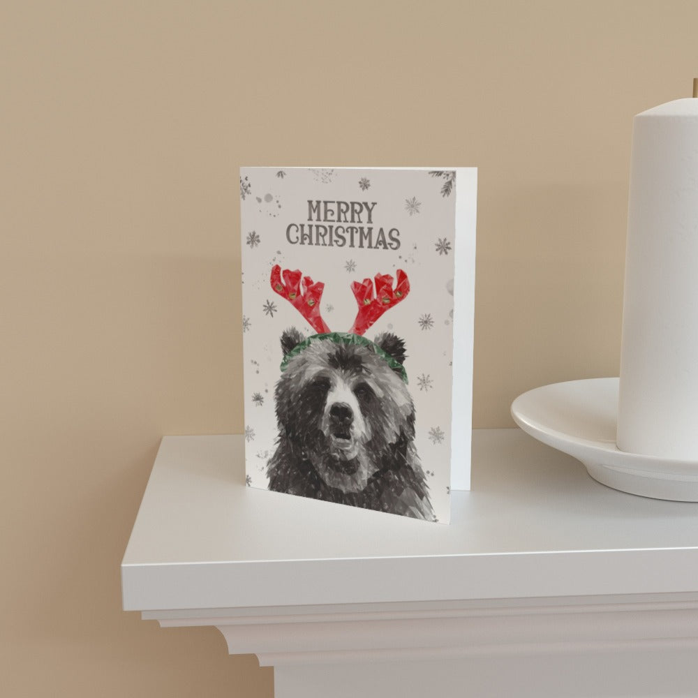 Monty B&W - Christmas A6 Cards Pack of 12