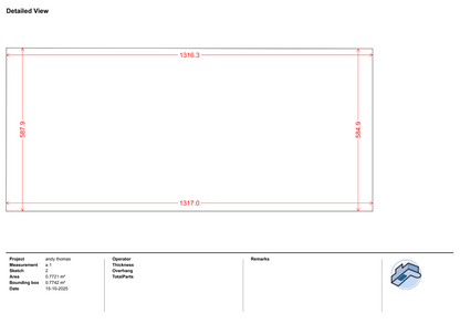 Custom Listing for JJ - The Bluebells - 3 Splashbacks custom piece - Sizes as per customer templates - Reworked - 3 SPLASHBACKS with adhesive