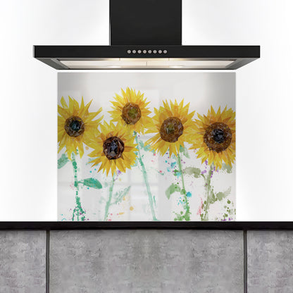 Custom Listing for TP - The Sunflowers - 680w x 570h - SCREWHOLES - and extra silicone PRIORITY DELIVERY