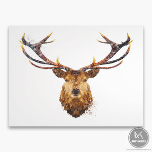 "The Stag" Canvas Print