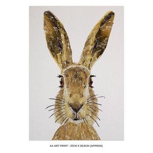 "The Hare" A4 Unframed Art Print - Andy Thomas Artworks