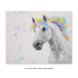 "The Unicorn" 10" x 8" Unframed Art Print - Andy Thomas Artworks