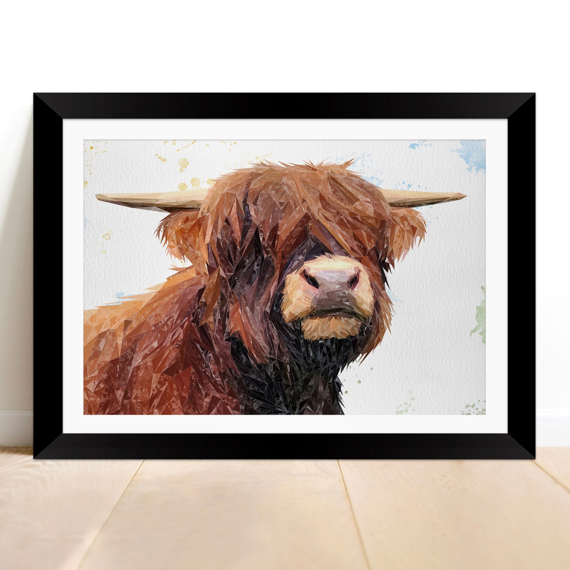 "Henry" The Highland Bull Framed & Mounted Art Print