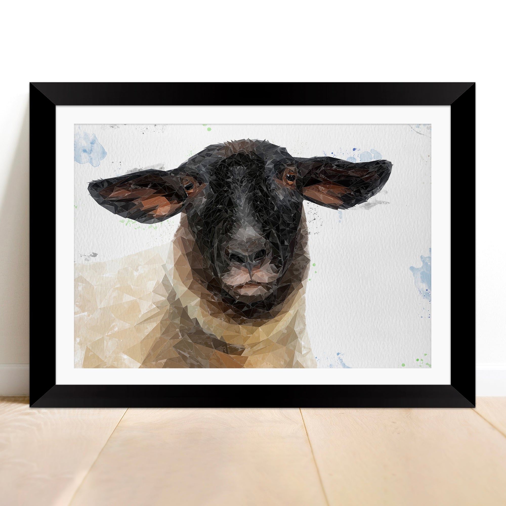 "The Suffolk" Suffolk Sheep Framed & Mounted Art Print