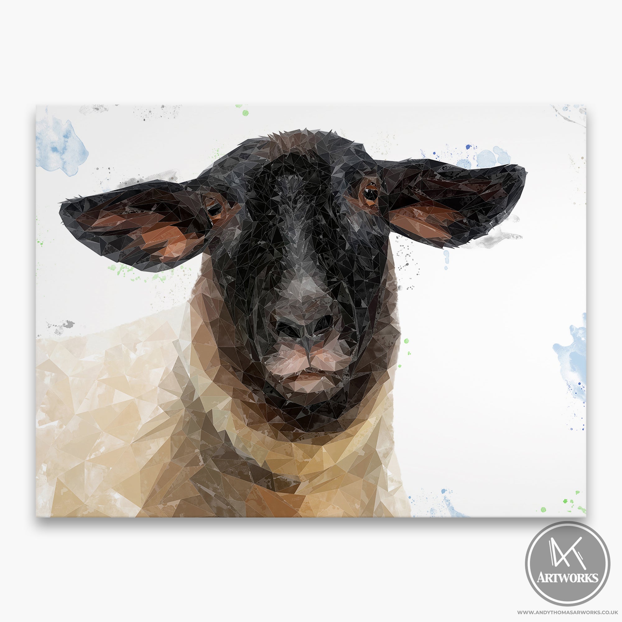 "The Suffolk" Suffolk Sheep Canvas Print