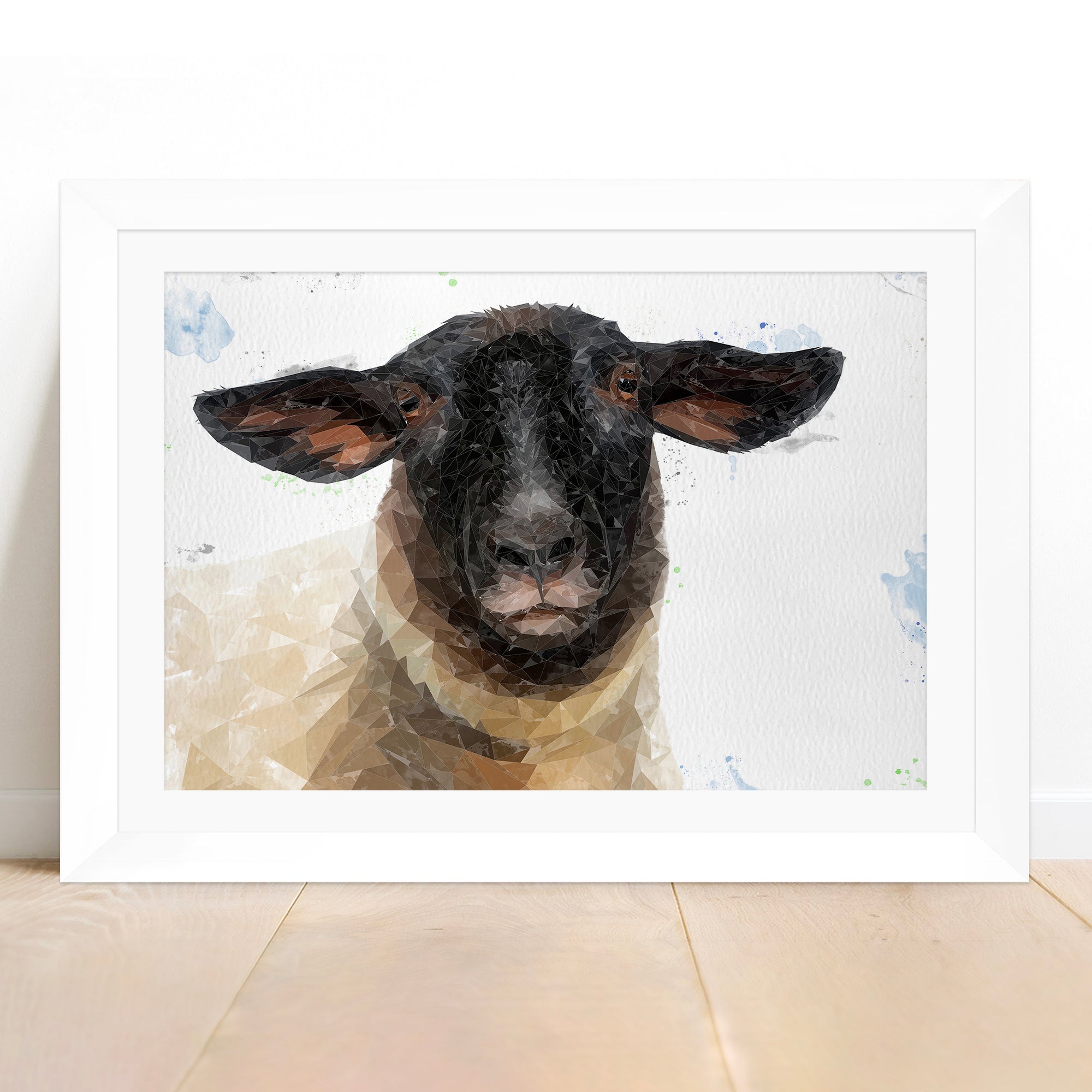 "The Suffolk" Suffolk Sheep Framed & Mounted Art Print