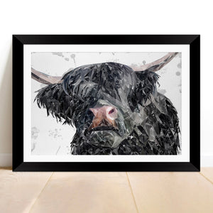 "Bruce" The Highland Bull Framed & Mounted Art Print