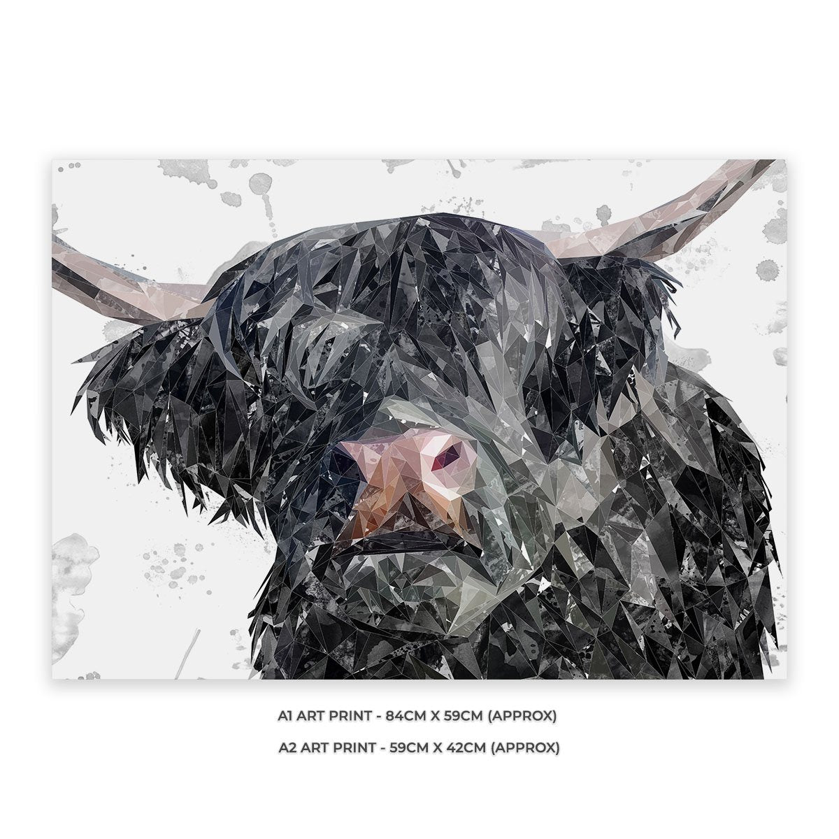 "Bruce" The Highland Bull Unframed Art Print - Andy Thomas Artworks