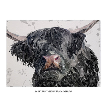 "Bruce" The Highland Bull Unframed Art Print - Andy Thomas Artworks