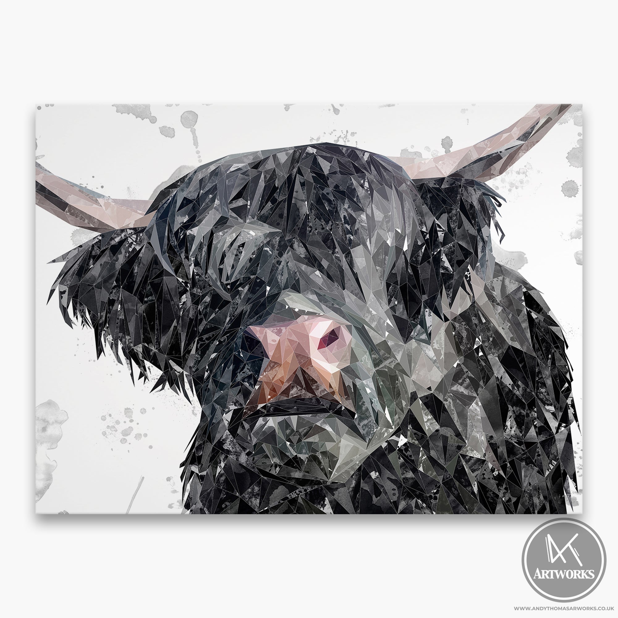 "Bruce" The Highland Bull Canvas Print