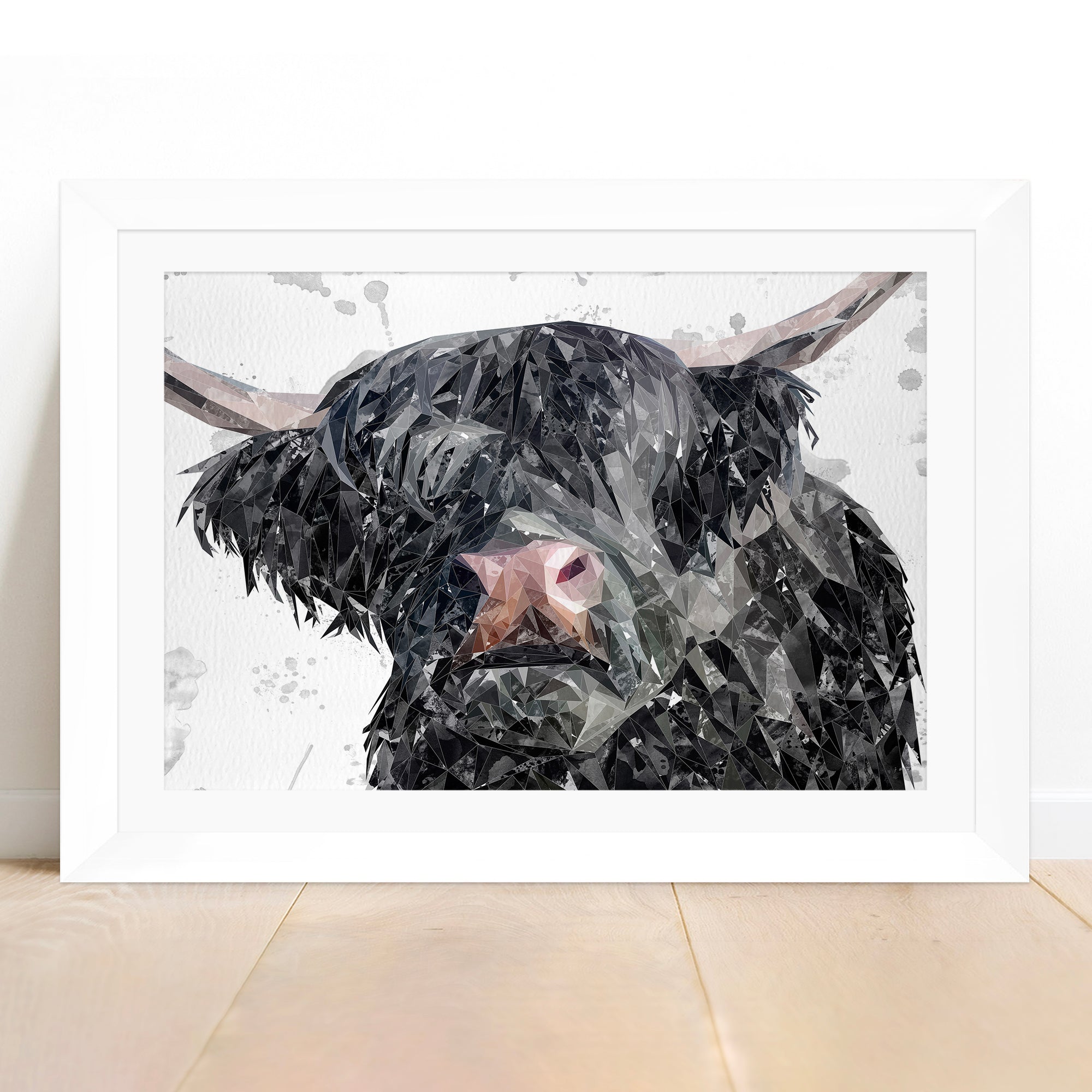 "Bruce" The Highland Bull Framed & Mounted Art Print