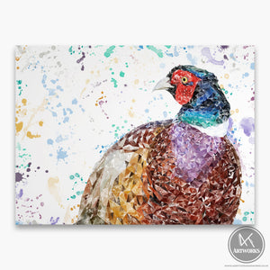 "Marty" The Pheasant Canvas Print
