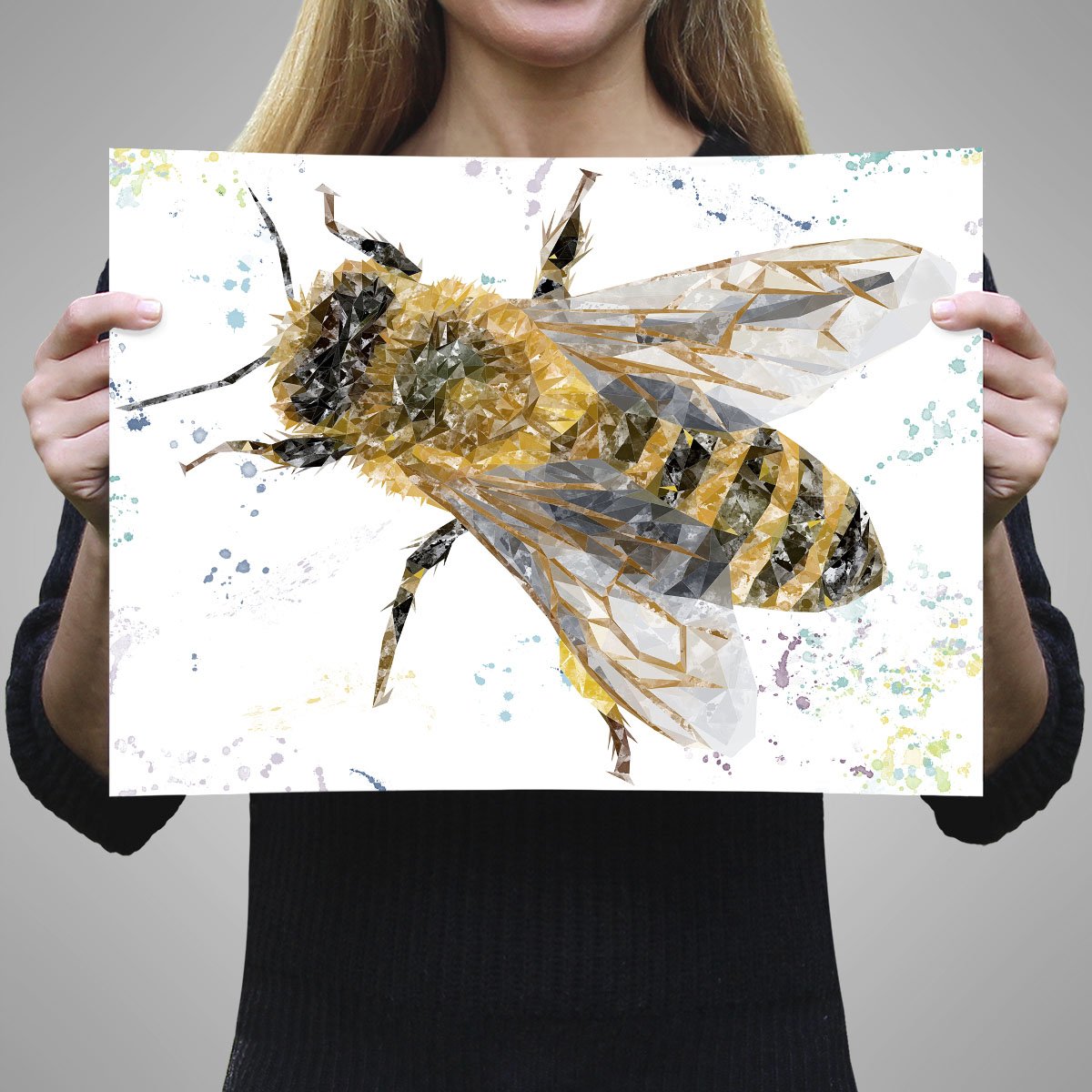 "The Honey Bee" A3 Unframed Art Print - Andy Thomas Artworks