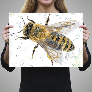 "The Honey Bee" Unframed Art Print - Andy Thomas Artworks