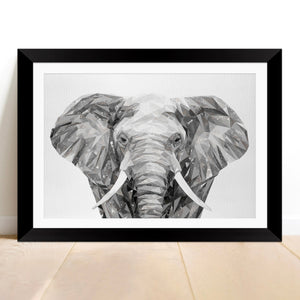 "Ernest" The Elephant Framed & Mounted Art Print