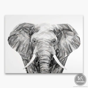 "Ernest" The Elephant Canvas Print