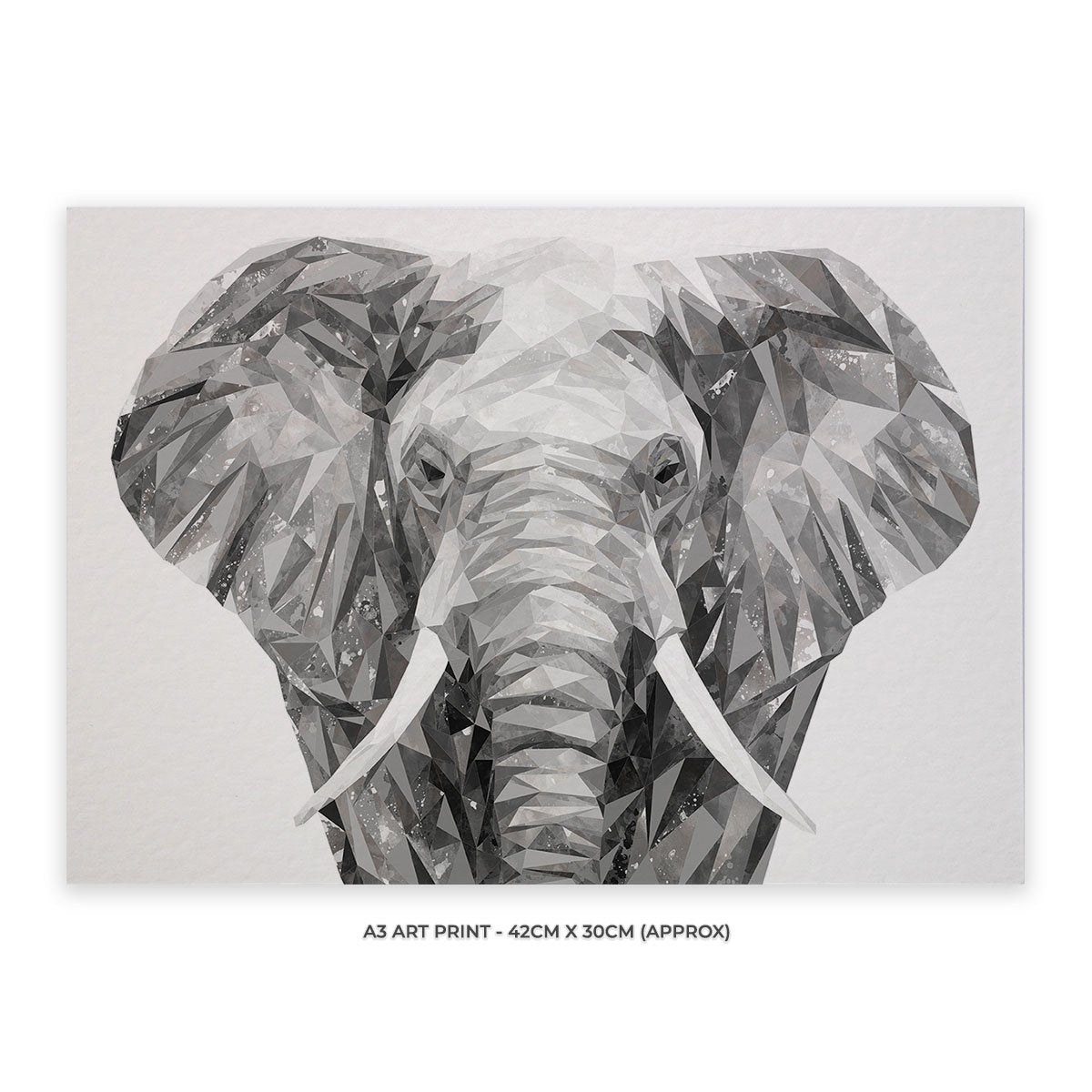 "Ernest" The Elephant A3 Unframed Art Print - Andy Thomas Artworks