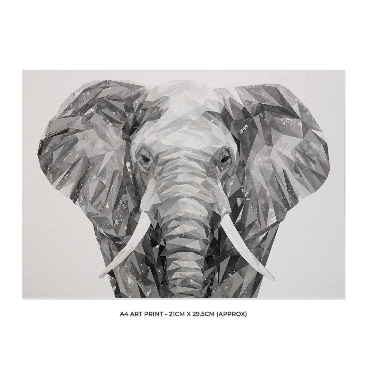 "Ernest" The Elephant Unframed Art Print - Andy Thomas Artworks