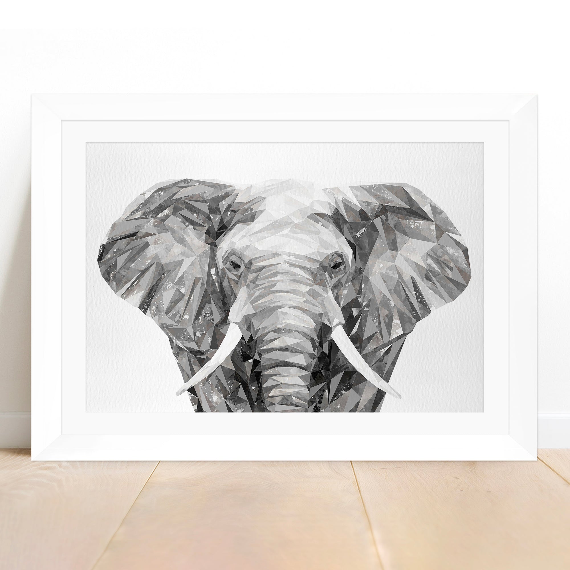 "Ernest" The Elephant Framed & Mounted Art Print