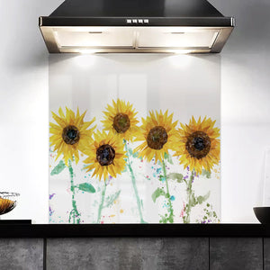 "The Sunflowers" Kitchen Splashback