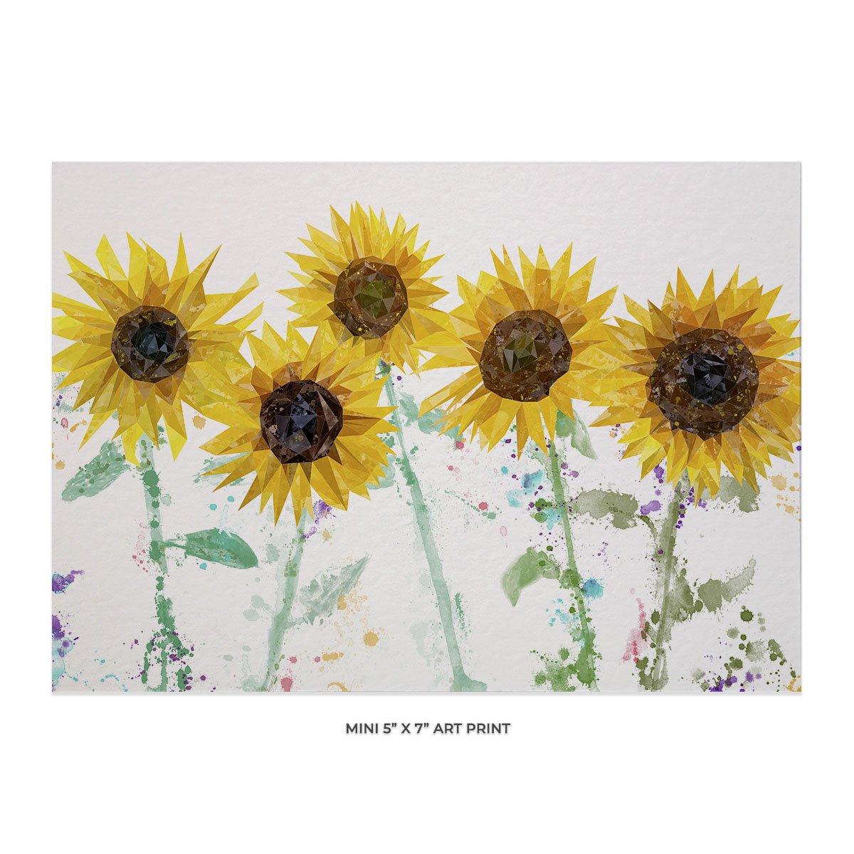 "The Sunflowers" 5x7 Mini Print - Andy Thomas Artworks