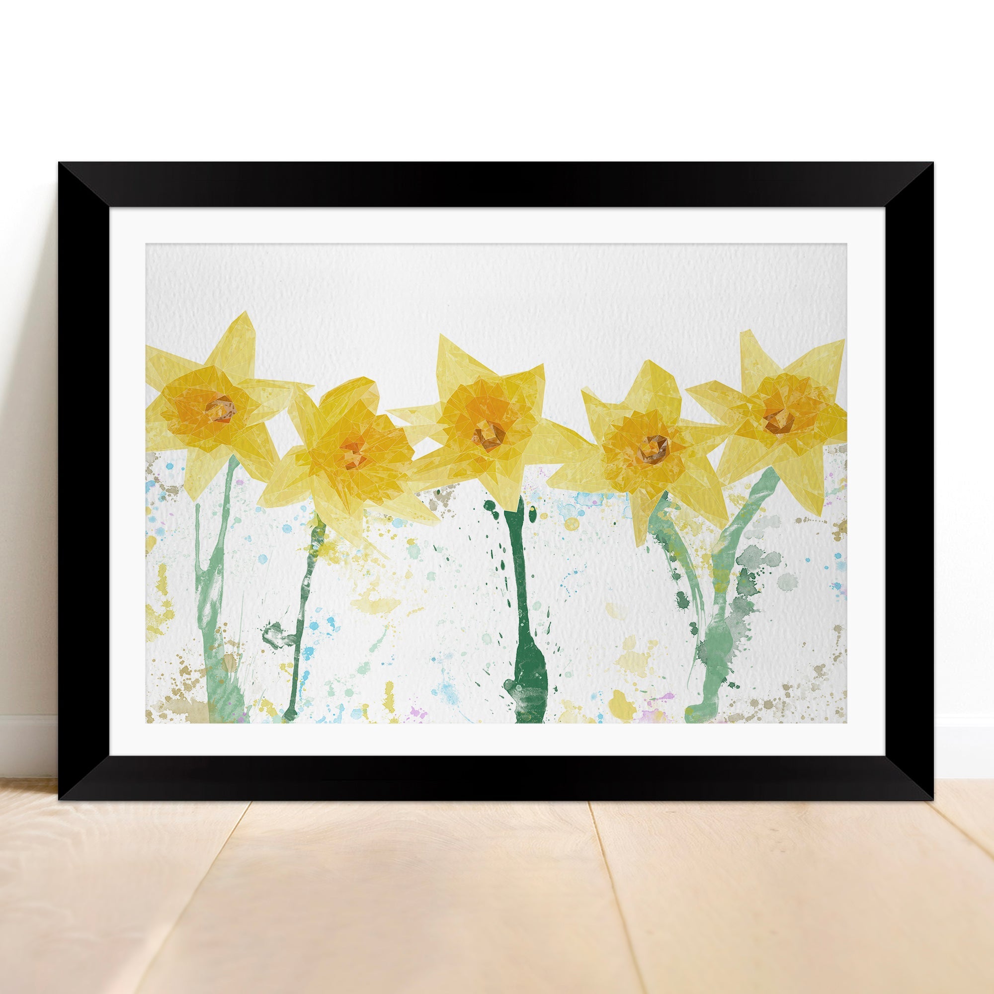 "The Daffodils" Framed & Mounted Art Print