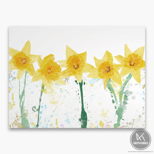 "The Daffodils" Canvas Print