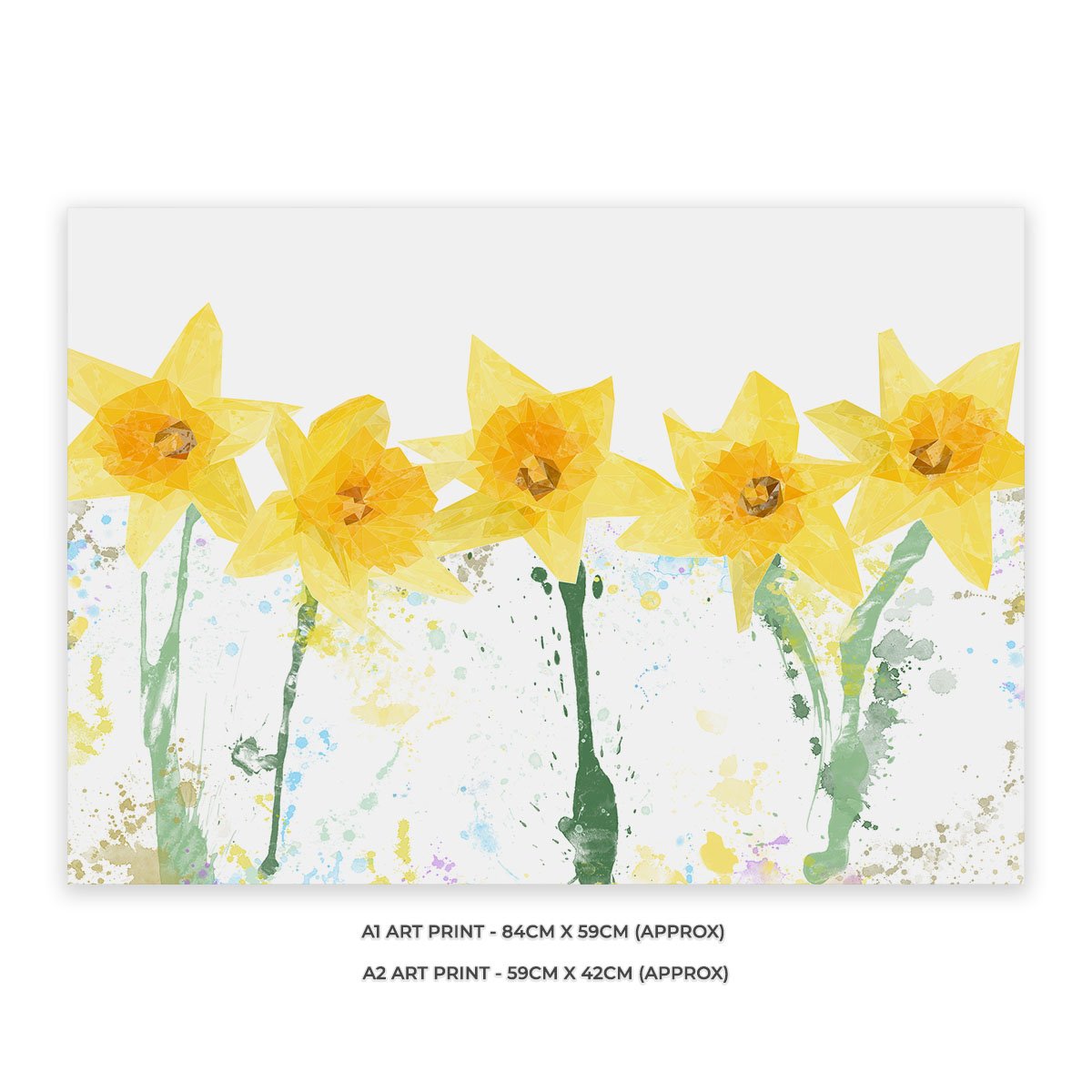 "The Daffodils" Unframed Art Print - Andy Thomas Artworks