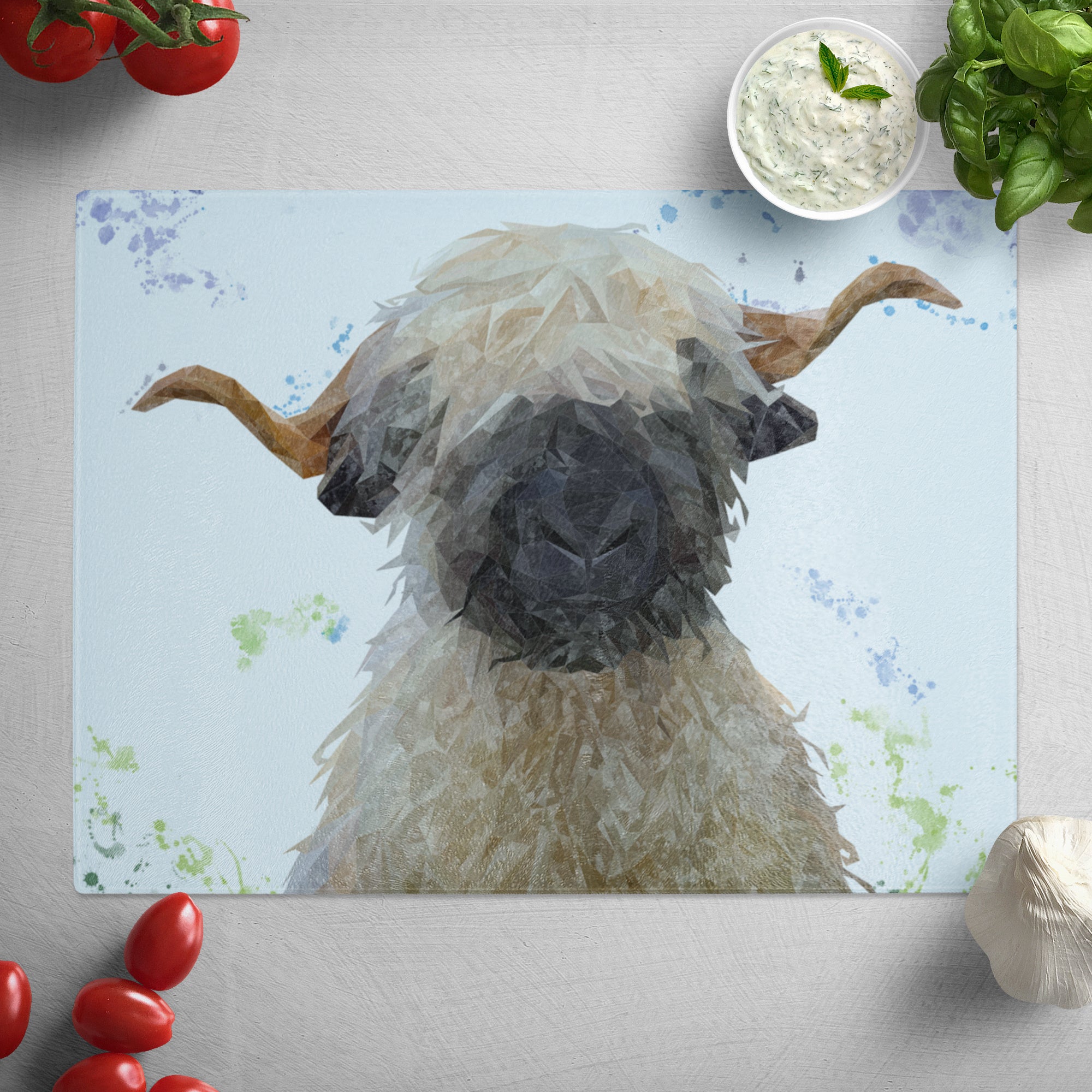 "Betty" The Valais Blacknose Sheep Glass Worktop Saver