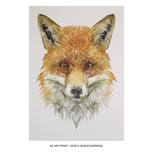 "The Fox" A4 Unframed Art Print - Andy Thomas Artworks