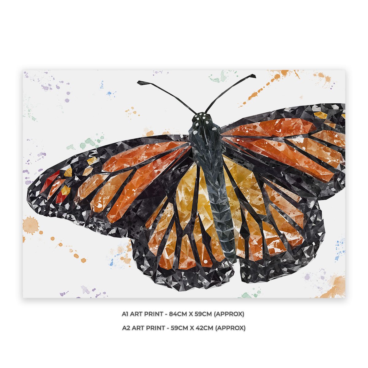 "The Butterfly" Unframed Art Print - Andy Thomas Artworks