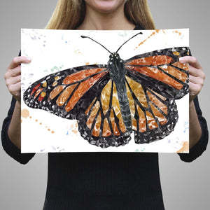 "The Butterfly" Unframed Art Print - Andy Thomas Artworks