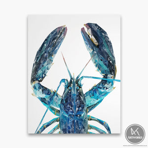 "The Blue Lobster" Canvas Print