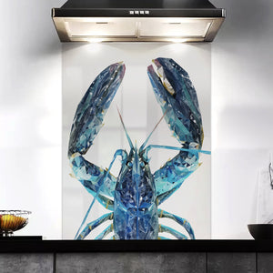 "The Blue Lobster" Kitchen Splashback