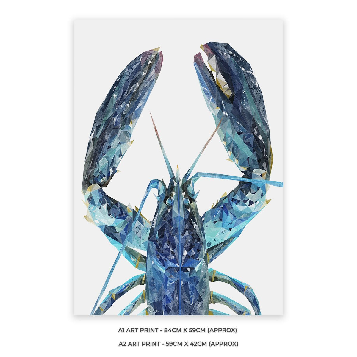 "The Blue Lobster" Unframed Art Print - Andy Thomas Artworks