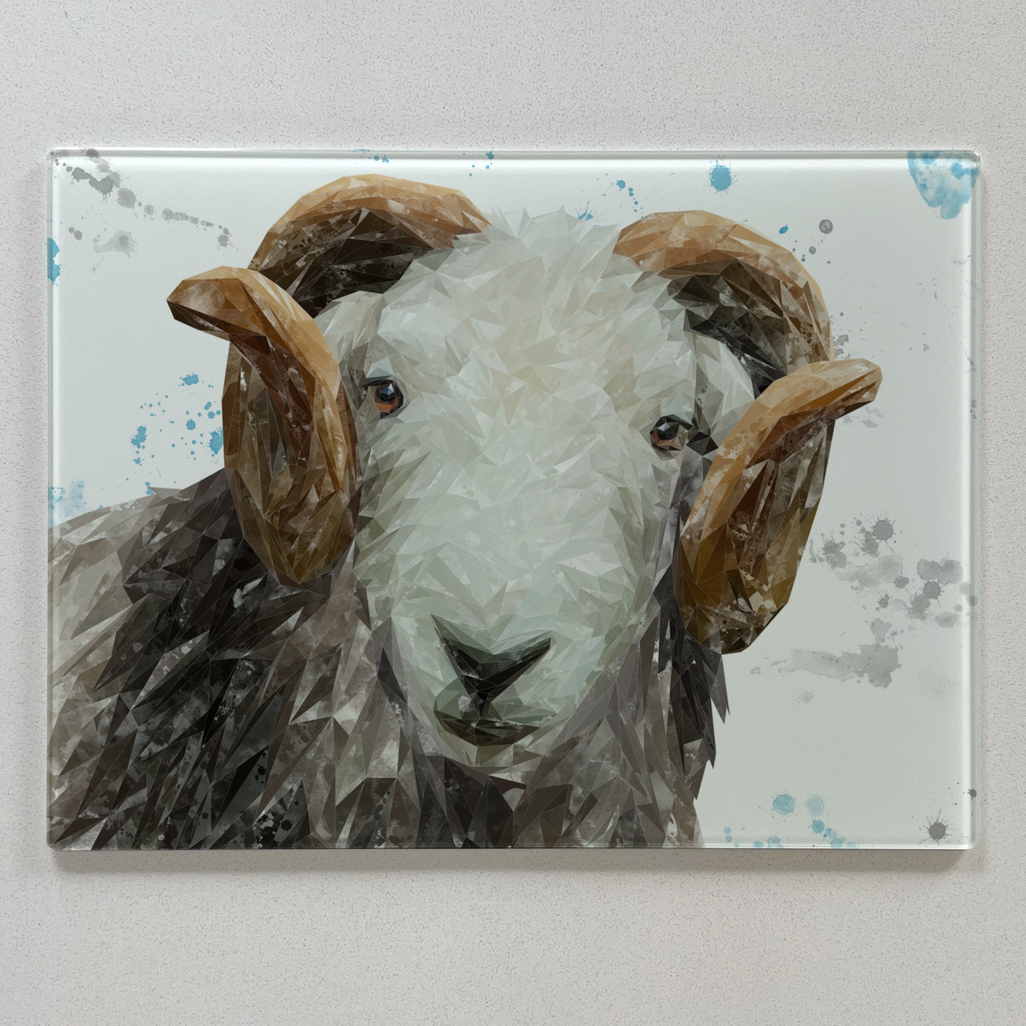 Stanley The Herdwick Ram Premium Glass Worktop Saver