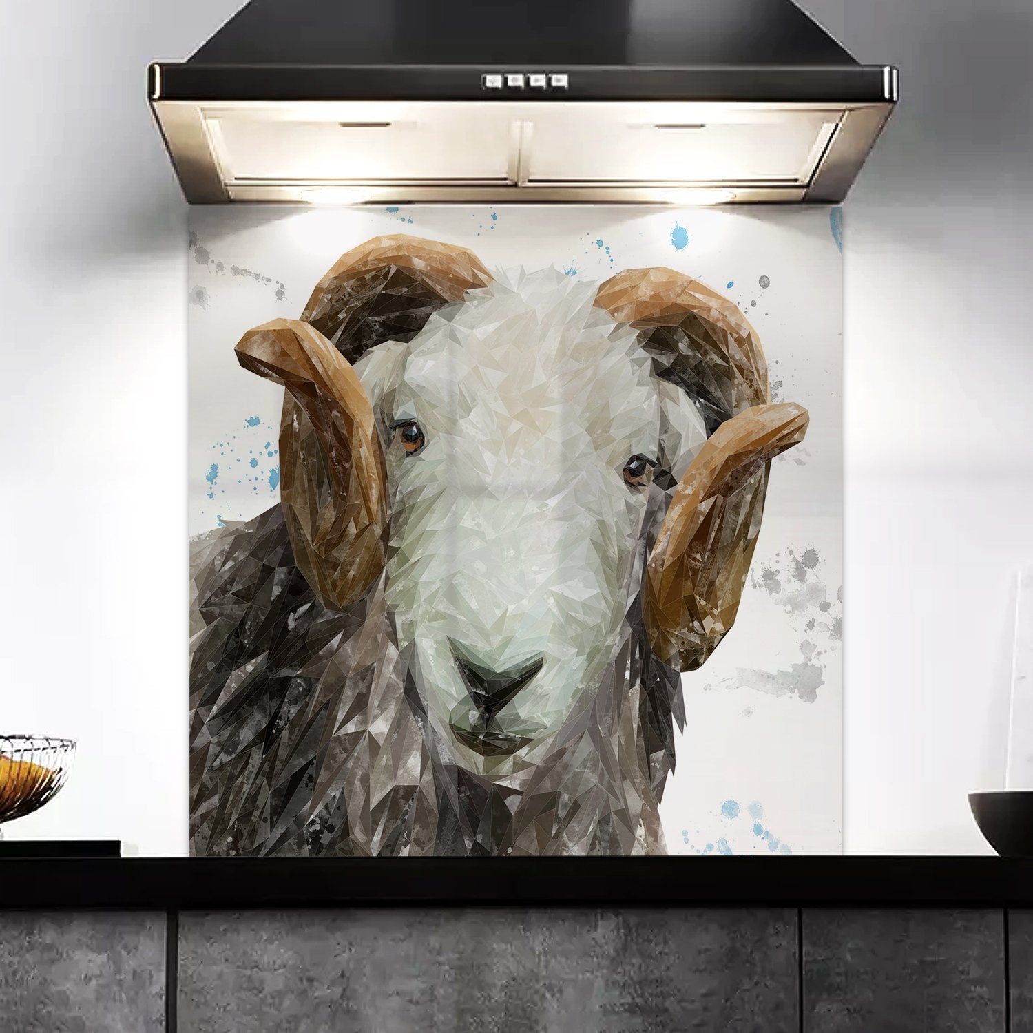 "Stanley" The Herdwick Ram Kitchen Splashback