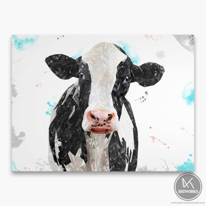 "Harriet" The Holstein Cow Canvas Print
