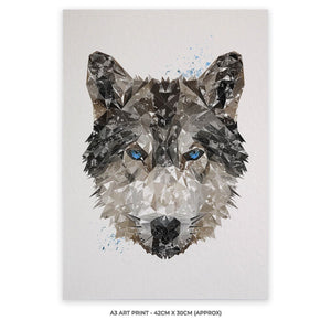 "The Wolf" A3 Unframed Art Print - Andy Thomas Artworks