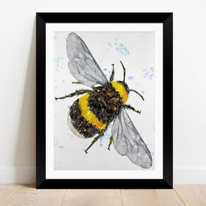 "The Bee" (Portrait) Framed & Mounted Art Print