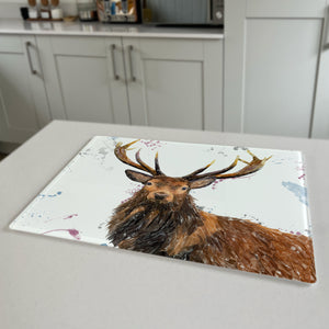Rory The Stag Premium Glass Worktop Saver