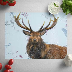 "Rory" The Stag Glass Worktop Saver