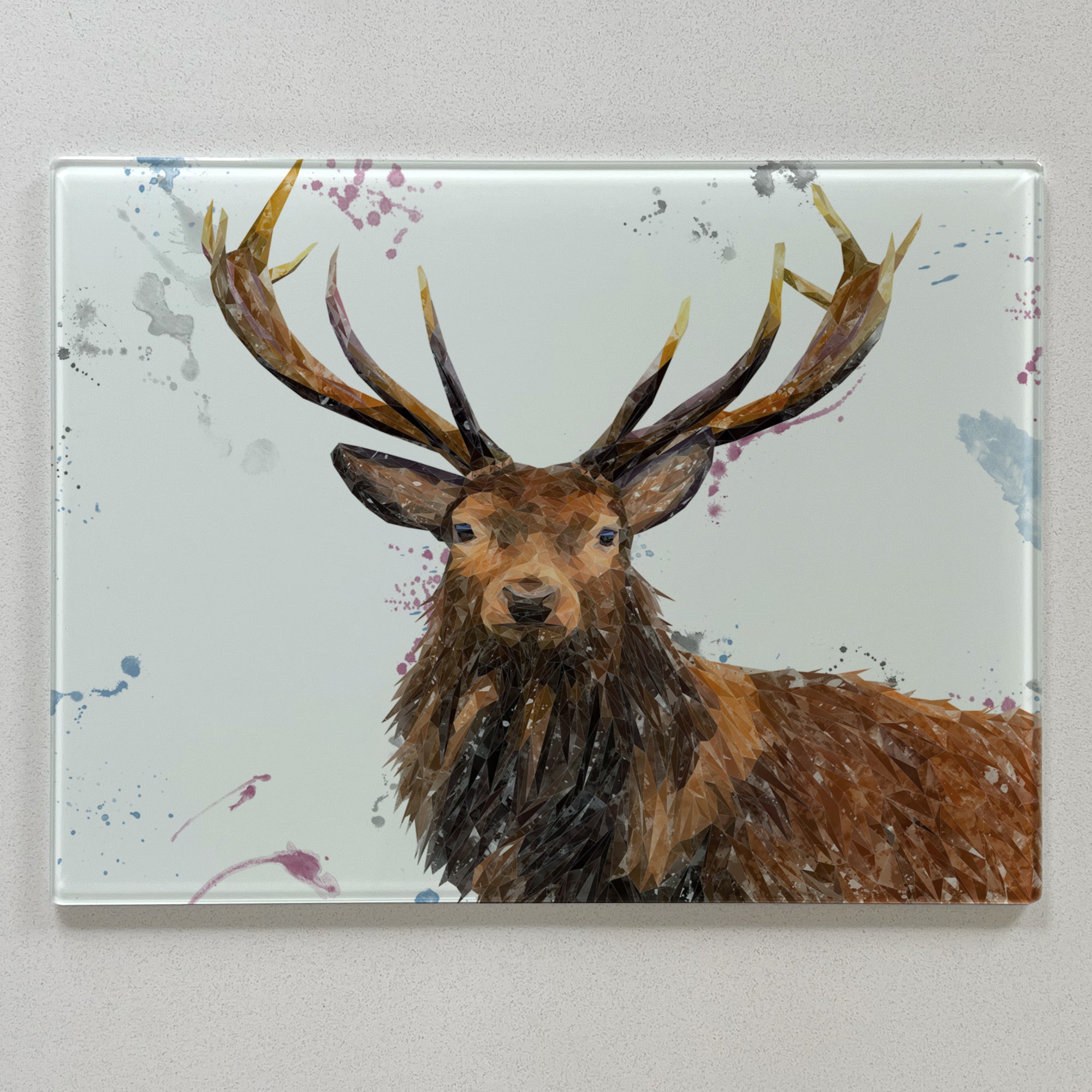 Rory The Stag Premium Glass Worktop Saver