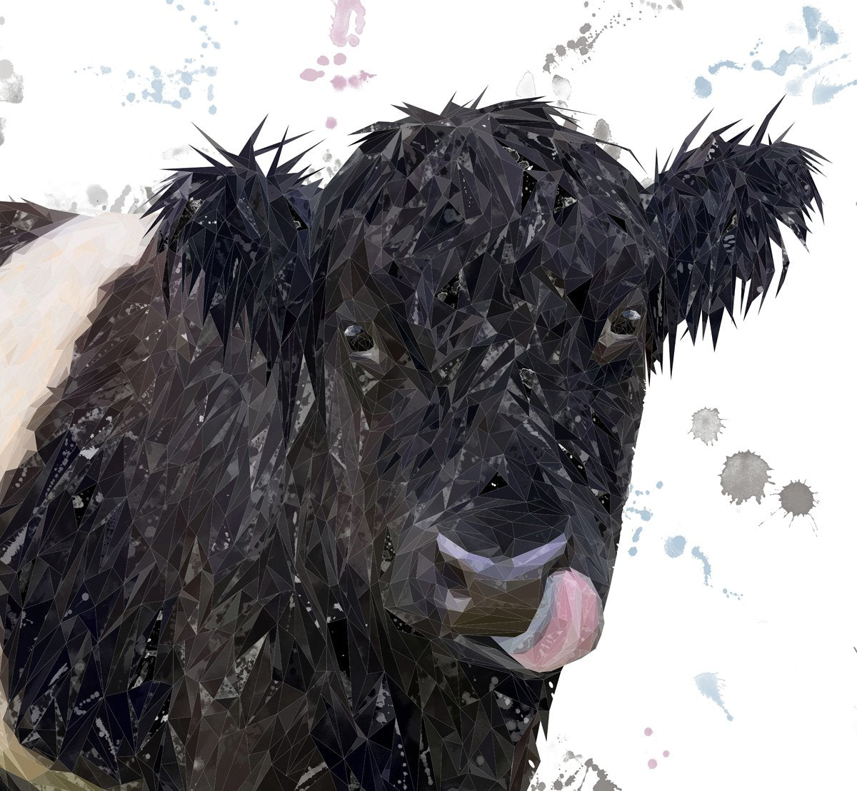 "Eugene" The Belted Galloway Cow Kitchen Splashback