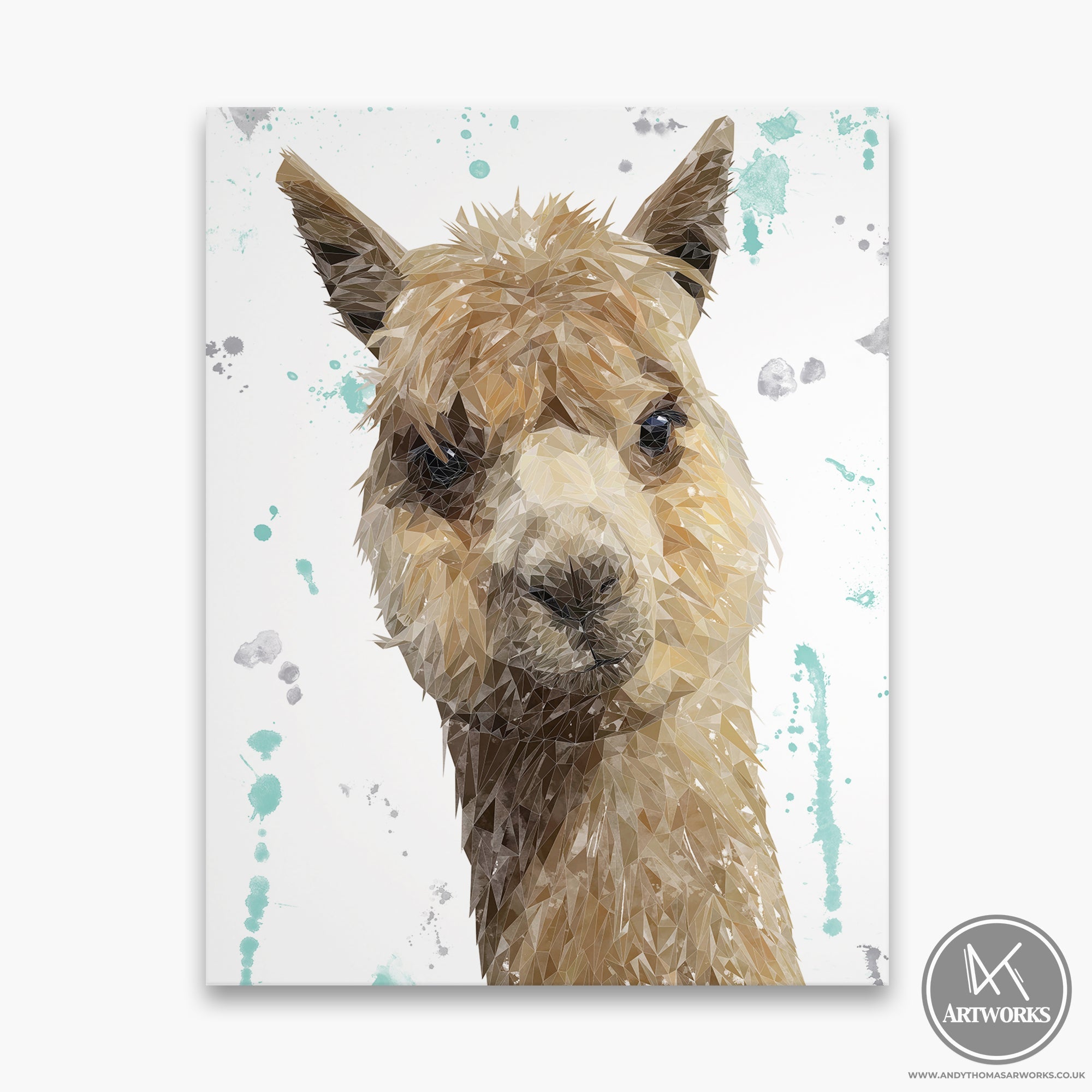 "Alice" The Alpaca Canvas Print