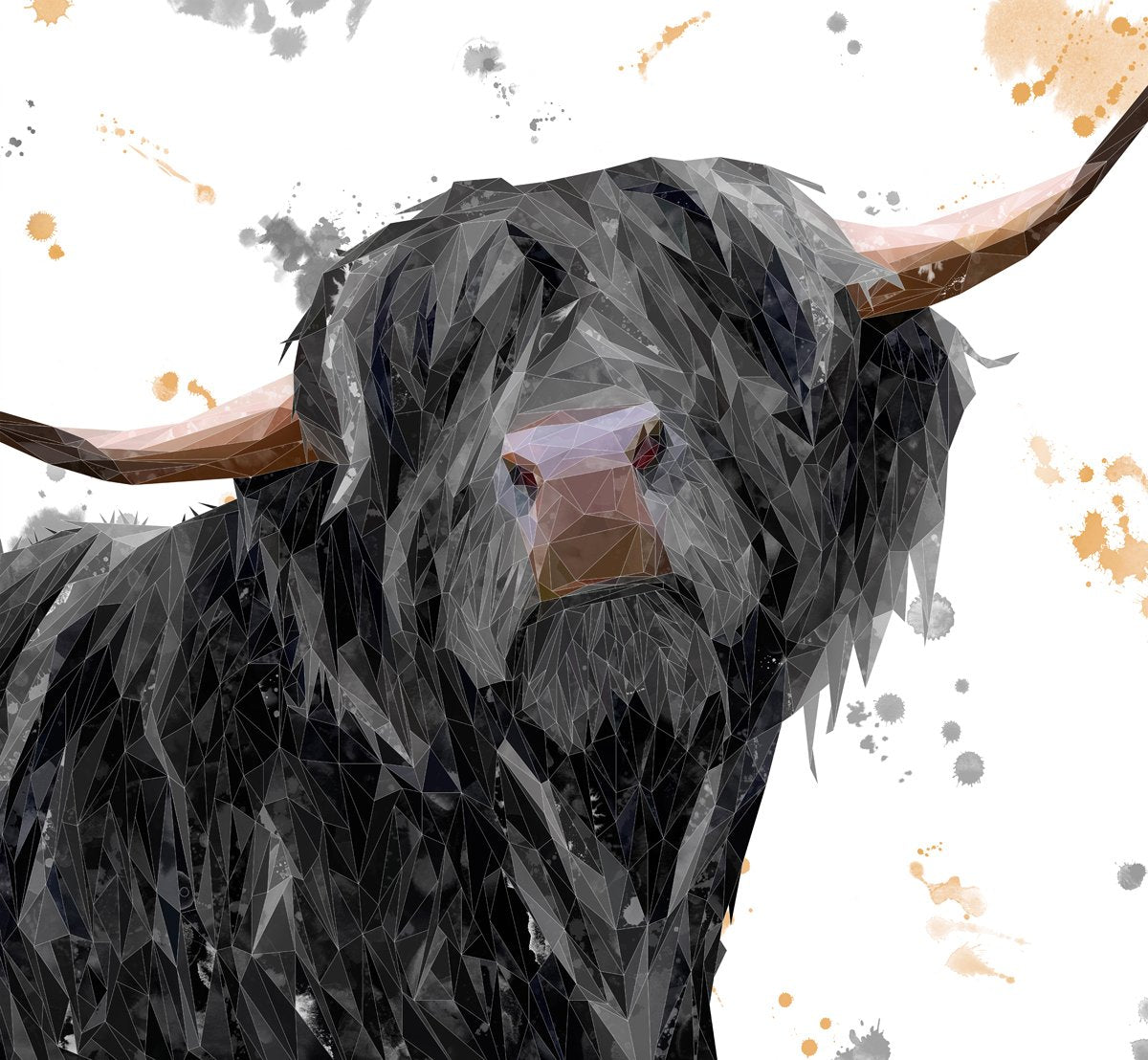 "Barnaby" The Highland Bull Kitchen Splashback